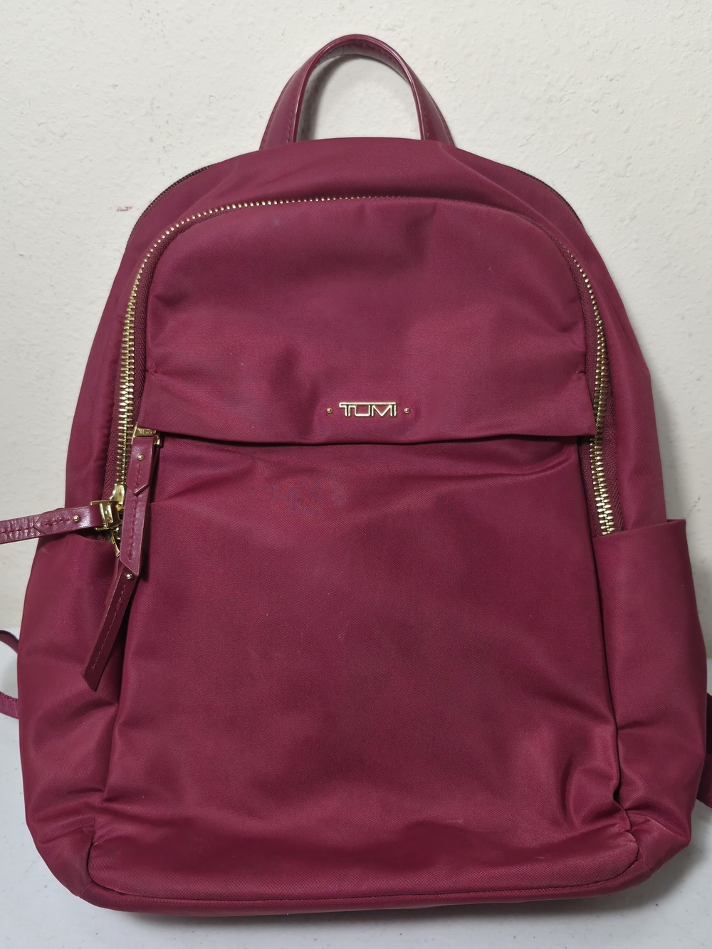 TUMI Red Backpack